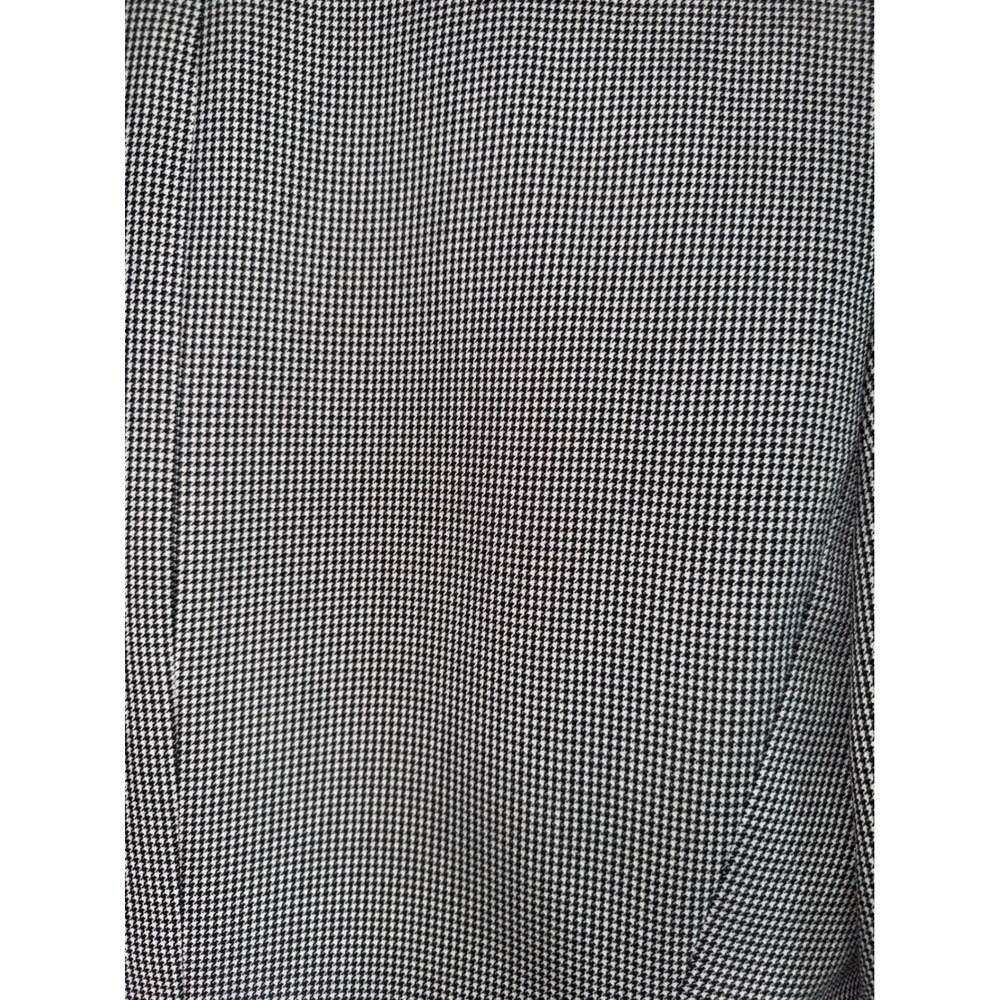 Stresa ASL Womens Houndstooth Skirt Suit Set Black White Size 10 Blazer Skirt - Picture 8 of 16